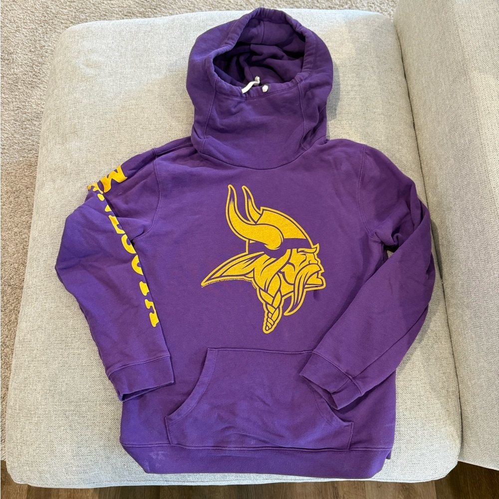 Purple Hoodie with Yellow Viking Logo